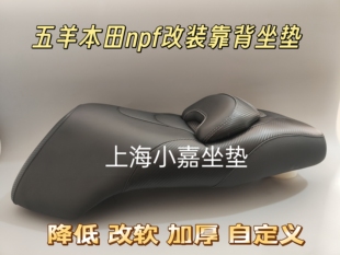 五羊本田NPF125坐垫降低改装腰靠背防水变软加厚坐垫