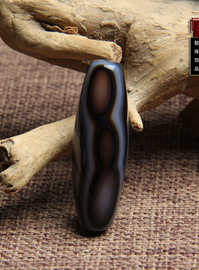 天然缠丝玛瑙天眼天珠锁骨链