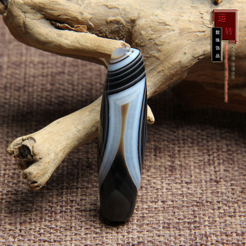 天然缠丝玛瑙勒子天眼天珠药师散珠单珠线珠天珠锁骨链一图一物