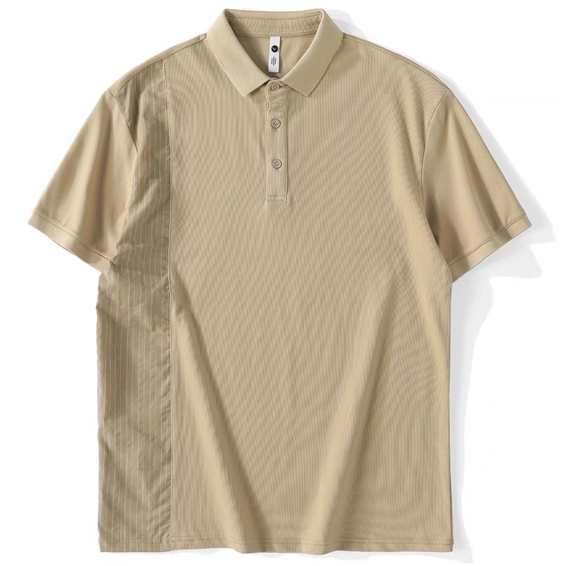 潮牌夏季休闲轻奢个性短袖POLO衫男英伦高级感修身保罗短袖上衣男