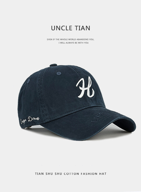 韩版红色棒球帽女宽帽檐大脸显脸小2025新款加深大头围鸭舌帽子男