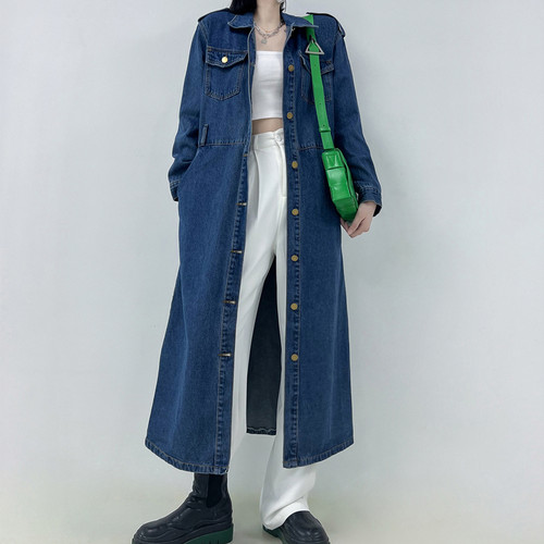 衬衫袖子Polo领中长款欧美风