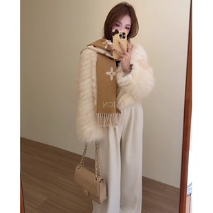 NN家秋冬加厚女真狐狸毛皮草皮毛一体外套9703