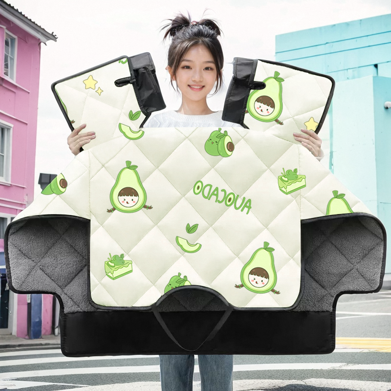 绿源moda7电动车挡风被冬季