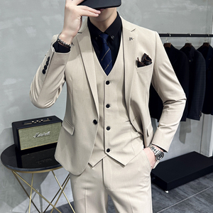 2025秋季西装男套装纯色商务正装西装男士西服A311-SJT9888-P265图片