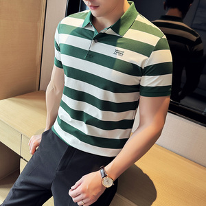 2025夏季新款polo衫商务休闲体恤时尚潮流上衣男A311-PL2530-P70图片