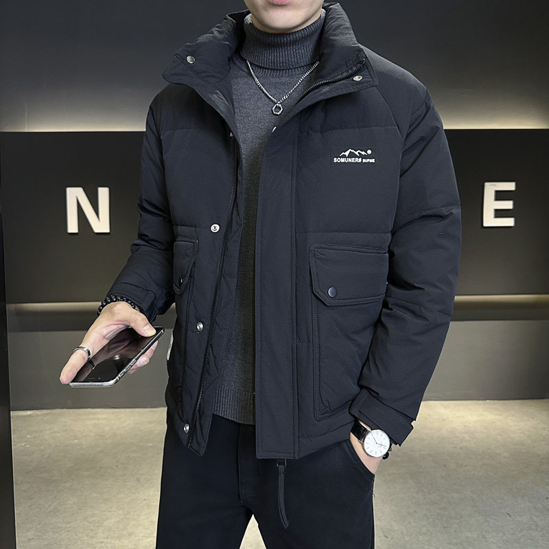 2025冬羽绒服男短款立领冬季轻薄加厚男士外套A311-YRL6806-P125,男装羽绒服,电商A311