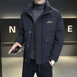 2025冬羽绒服男短款立领冬季轻薄加厚男士外套A311-YRL6806-P125，男装羽绒服，电商A311