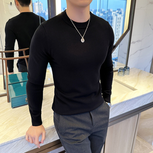 2024 酒店风 抗起球主推款-针织衫男低领毛衣 MYH2302-P35图片