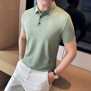 2025夏季新款polo衫商务休闲体恤时尚潮流上衣男A311-PLC01-P53图片