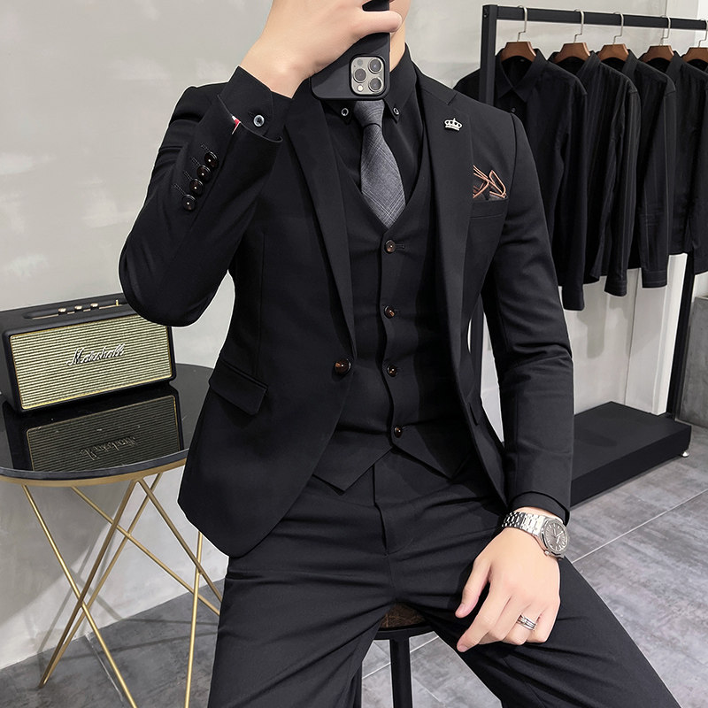 2025秋冬新西装套装修身休闲商务大码工西服男士礼服SJT9825-P265,男装西服套装,电商A311