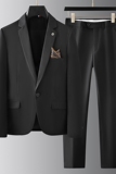 2025秋季新西装便西修身休闲商务大码工西服男士礼服LJT9905-P235，男装西服，电商A311