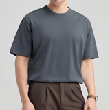 60支丝光索罗娜匹马棉九色凉感男士短袖圆领T恤A311-XT130-P50，商品下架区，电商A311