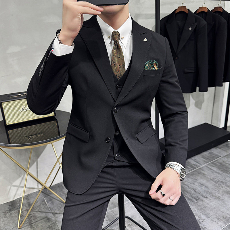 2025春季西装套装修身休闲商务大码工西服男士A311-SJT9992-P285,男装西服套装,电商A311
