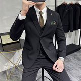 2025春季西装套装修身休闲商务大码工西服男士A311-SJT9992-P285，男装西服套装，电商A311