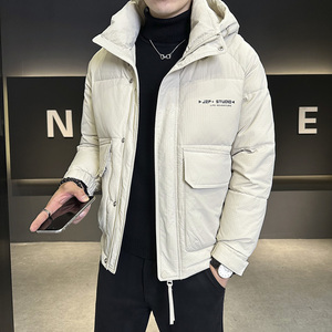 连帽羽绒服男短款冬季痞帅轻薄加厚外套A311-YRL6816-P180图片
