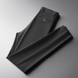 2025新款条纹男士修身西裤休闲裤大码西裤职业商务裤DK9962-P75，男装西裤，电商A311