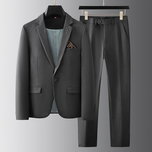 2025秋季新西装便西修身休闲商务大码工西服男士礼服LJT9821-P210，男装西服套装，电商A311