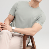 速干2025新款男士短袖T恤圆领纯色百搭休闲上衣A311-TK2683-P22，男装T恤，电商A311