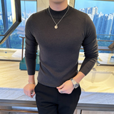 酒店风抗起球主推款-针织衫男中高领毛衣半高领MYH2310-P35，男装针织衫/毛衣，电商A311