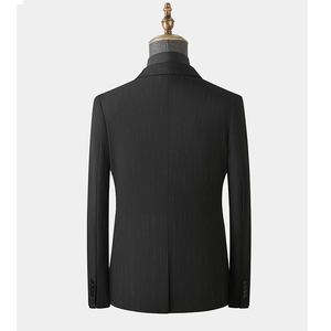 2025秋冬季西装套装修身休闲商务大码工西服男士礼服SJT9905-P285图片
