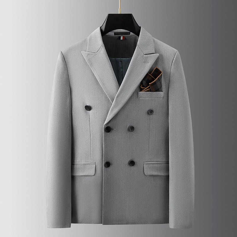 2025秋季西装便西修身休闲商务大码工西服男士礼服DX6833-P140,男装西服套装,电商A311
