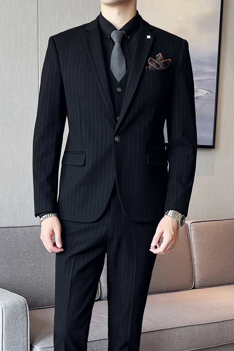 2025秋季新西装套装修身休闲商务大码工西服男士礼服SJT9961-P285,男装西服套装,电商A311