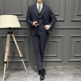 木框景2026春季西服套装纯色休闲大码西服A311-SJT9023-P290，男装西服套装，电商A311