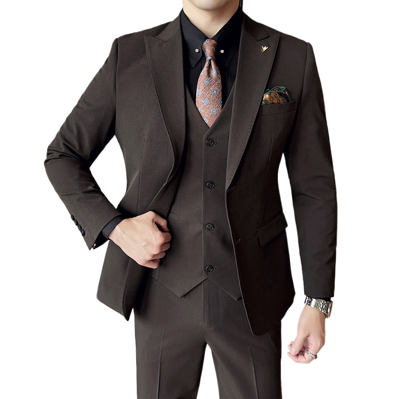 2025春季西装套装修身休闲商务大码工西服男士A311-SJT9992-P285,男装西服套装,电商A311