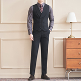 2026伴郎服兄弟装团条纹马甲裤春季礼服婚礼结婚MJT9022-P135，男装背心/马甲，电商A311