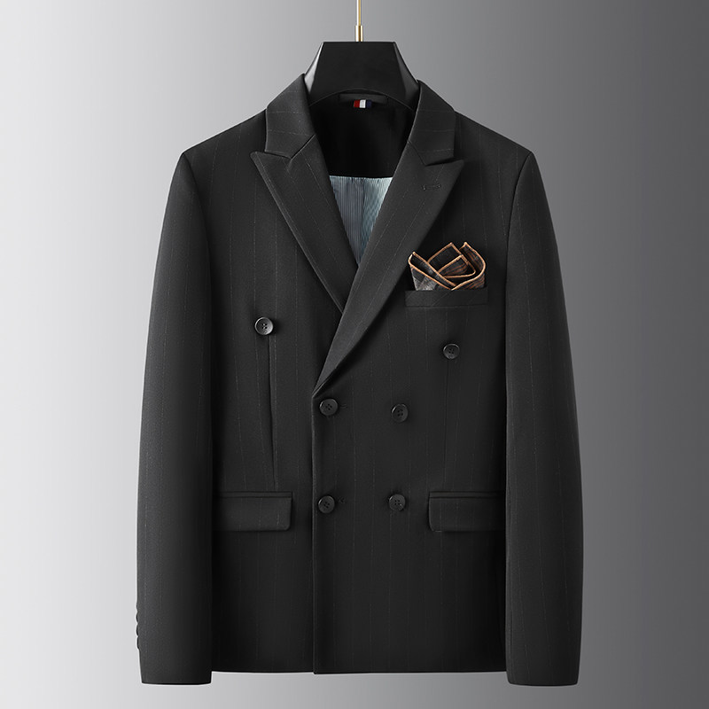 2025秋季西装便西修身休闲商务大码工西服男士礼服DX6833-P140,男装西服套装,电商A311