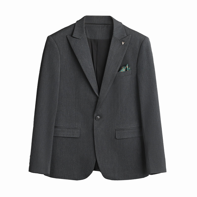 25春平铺西装套装修身休闲商务大码工西服男士礼服SJT6888-P245,男装西服套装,电商A311