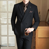 2025秋季套装修身休闲商务大码男士礼服A311-SJT9011-P290，男装西服套装，电商A311