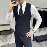 2025秋季新款男士马甲套工作服职业装少爷马夹A311-MJT9997-P130，男装背心/马甲，电商A311