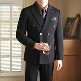 2025秋季套装修身休闲商务大码男士礼服A311-SJT9013-P290，男装西服套装，电商A311
