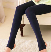 七彩棉踩脚打底裤 棉裤 一体高腰大码 保暖裤 女 显瘦修身 2017秋冬薄款