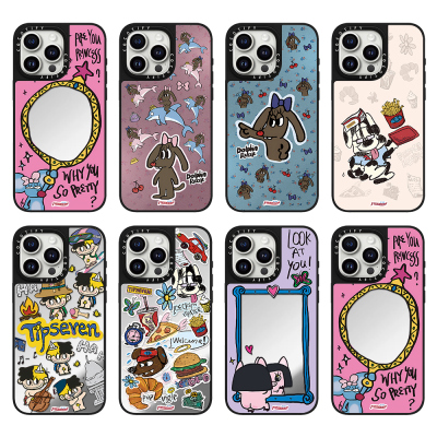 C家联名TIPSEVEN鼠鼠魔镜适用苹果16pro17手机壳iphone15保护套14promax镜面MagSafe磁吸13日韩卡通12搞怪11
