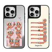 C家Benjamin Ross美好生活黑皮情侣适用iphone17 15pro手机壳14promax苹果13保护套16镜面MagSafe磁吸17PRO