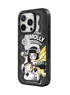 C家适用iPhone苹果16promax手机壳15pro/1512软胶14潮牌13创意1617时尚潮流卡通16pro网红轻奢风天使莫莉波浪