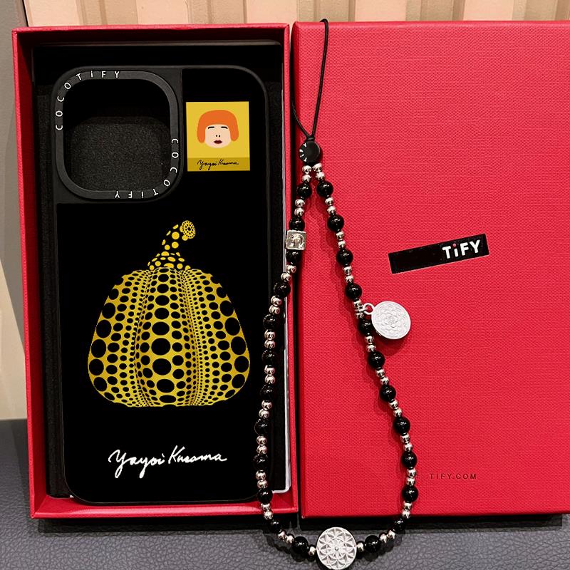 C家草间弥生适用苹果16promax/17手机壳iphone15保护套14pro磁吸MagSafe网红13时尚12艺术11情侣plus个性