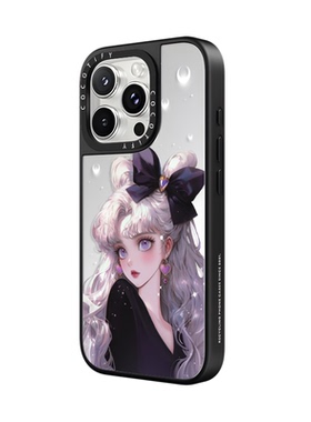 C家适用iPhone苹果17/16promax手机壳16pro/16plus/15pro硬壳16软胶15网红13个性14潮牌12潮紫色蝴蝶结女孩