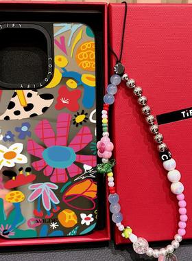 C家王德尔WILDE以花之名花语鲜花派对适用苹果15pro17P手机壳iphone14保护套13promax镜面MagSafe磁吸12