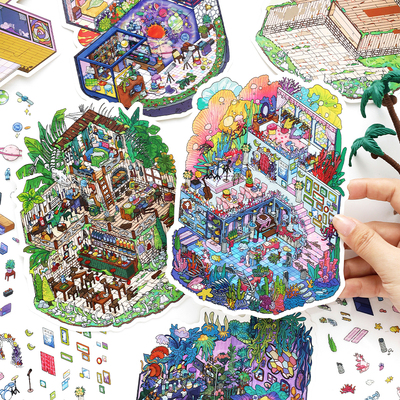 Infeel.me今日营业35.0造景贴纸