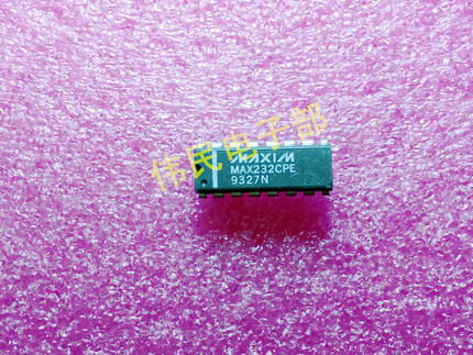 MAX232CPE MAX232 DIP 串口通信转换芯片