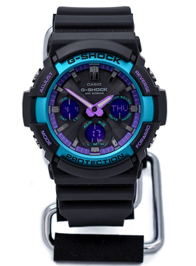 卡西欧G-SHOCK手表男女潮GAS-100BL-1A GA-800 GW-B5600霓虹复古