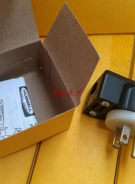 全新 HUBBELL HBL5266CA 美标 16A 工业电源插头 纯铜