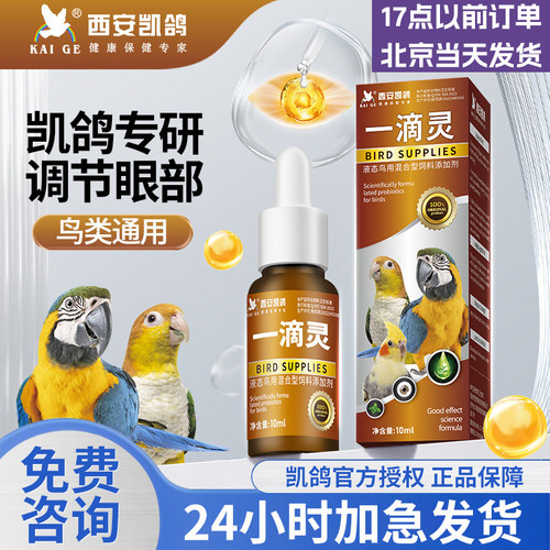 凯鸽一滴灵鸟用滴眼液单眼伤风