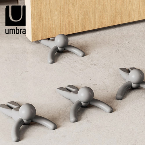 umbra门挡防撞创意家用免打孔地吸伙伴创意阻门器门碰卡通门顶器