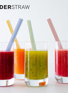 德国Sliderstraw可拆卸吸管重复使用透明环保食品级耐热宝宝便携