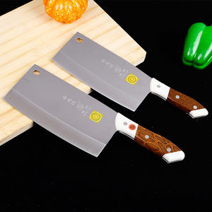 山东盛龙斩骨切得快菜刀片刀厨师厨房家用不锈钢铬钢刀锋利